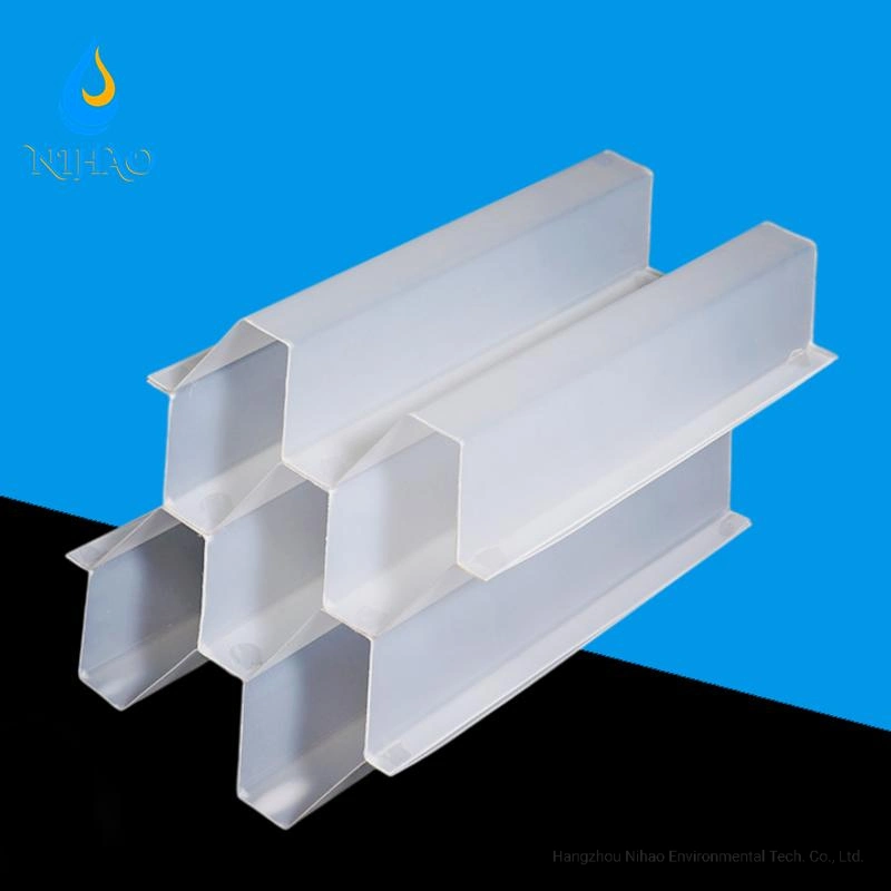 Inclined Lamella Clarifier Tube Settler 1mm PVC Tube Settle Media for Waste Water Treatment Standard Export Package >15years