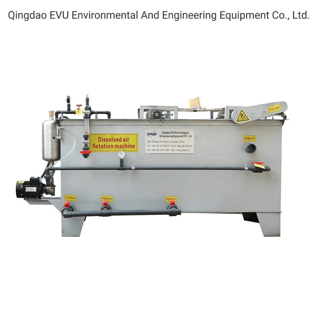 12t Per Hour Dissolved Air Flotation Machine for Milk Industry Wastewater