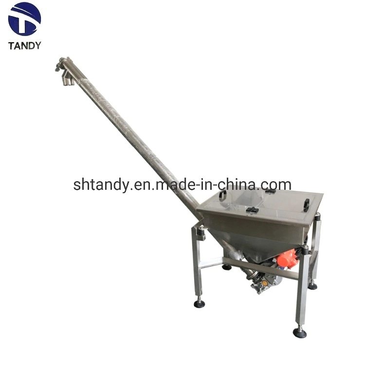 Continuous Shafted Screw Conveyor/Powder Transportion Spiral Feeder Machine