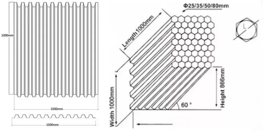 Factory Supply Inclined Lamella Clarifier Plate Tube Settler with Competitive Price