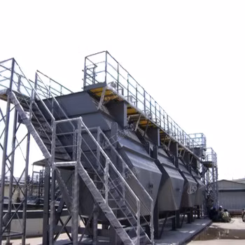 Décanteur à plaques inclinées à haut rendement pour le traitement des eaux usées industrielles