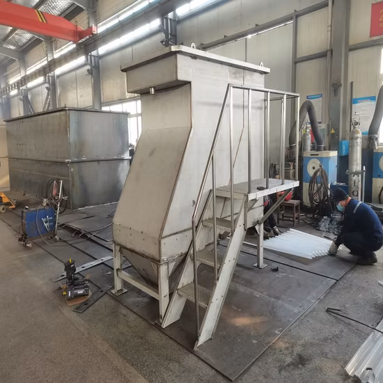 Équipement de sédimentation d'eaux d'égout de clarificateur de lamelle de machine de traitement des eaux usées