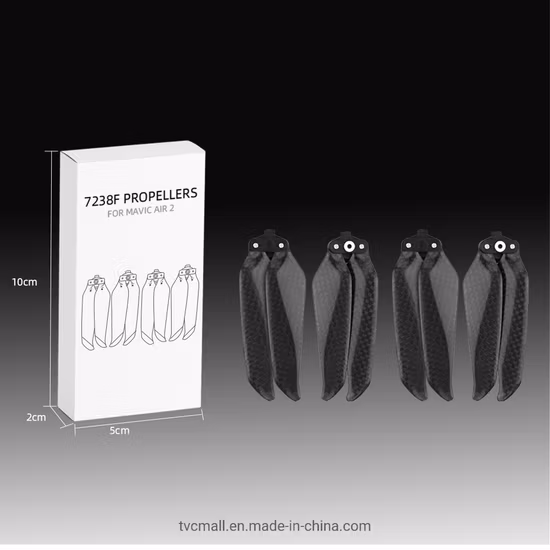 2 pièces accessoires à faible bruit lame hélices en Fiber de carbone pour Dji Mavic Air 2 accessoires durables de remplacement accessoires à vis