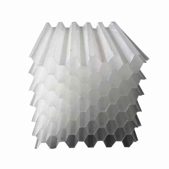 Bac de sédimentation Nid d'abeille Incliné Décanteur à plaques inclinées Anti UV PP Tubes inclinés Clarificateur à lamelles Décanteur à plaques inclinées